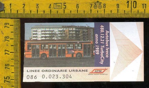 Biglietto atm tram milano - biglietto,
