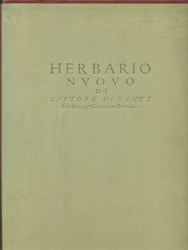 Herbario nuovo prima edizione - nuovo,