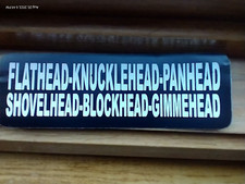 Adesivo decalcomania Flathead