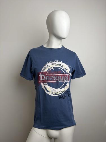 Shirt desigual uomo blu - t-shirt,