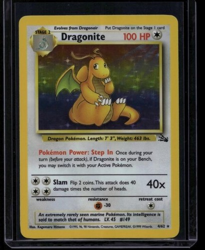 Pokemon tcg dragonite 62 - dragonite, 4/62