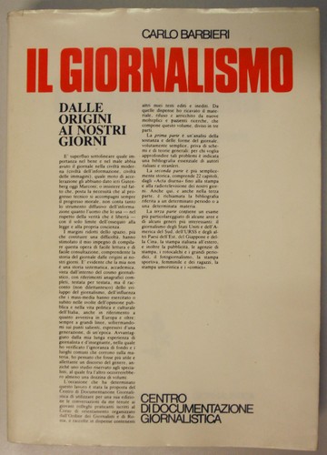 Barbieri giornalismo dalle - barbieri,