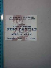 RISTAMPA / RIPRODUZIONE (no orig.!)- biglietto volantino tour pino daniele
