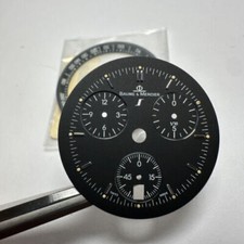Baume & Mercier Black Formula S Quartz Chronograph Dial and bezel NOS