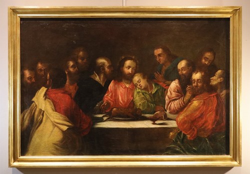 Grande dipinto antico - dipinto,
