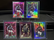 TOPPS UCL 2025 ASTON VILLA Lotto 5x Carte Numerate /75 /125 /175 /199 /250