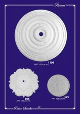 Rosone gesso stile classico - gesso,