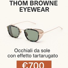 occhiali da sole Di Lusso Firmati THOM BROWNE. Con Montatura Tartarugata