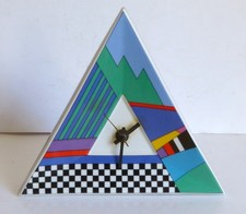 OROLOGIO DA TAVOLO ROSENTHAL LINEA STUDIO BARBARA BRUCIATORE OROLOGIO ARTISTICO N.7 MEMPHIS DESIGN