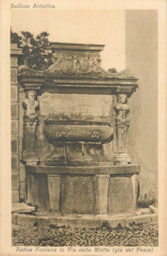 B633 belluno artistica antica - artistica,