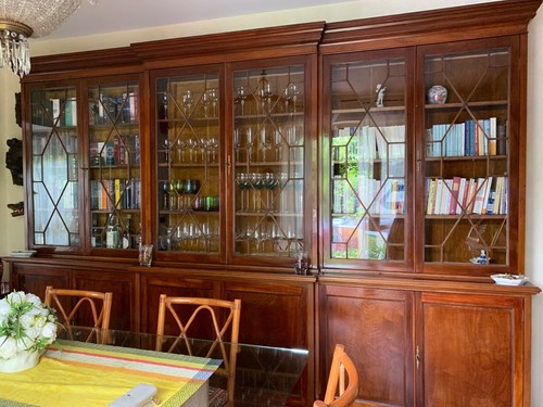 Libreria inglese ciliegio 700