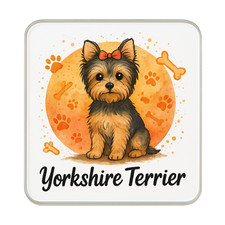 Calamita frigo Yorkshire Terrier: simpatico regalo fatto a mano per gli amant...