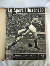LO SPORT ILLUSTRATO ANNATA QUASI COMPLETA RILEGATA 1949 Rivista Sport