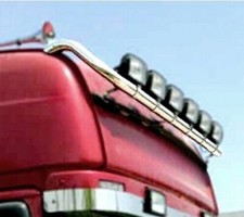 Per Scania Baseline-Topline 2004-2016 barra luminosa in acciaio inox roll bar...