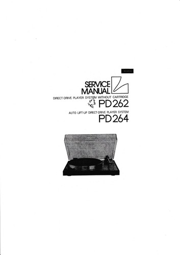 Manuale servizio per luxman - manuale, di