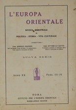 GIANNINI LO GATTO L’EUROPA