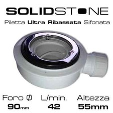 Piletta ribassata in PVC per