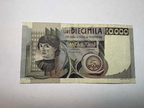 Banconota italia 000 - italia, 10.000