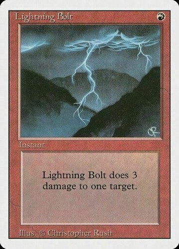 Lightning bolt revised ex - ~, [