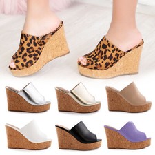 Scarpe donna sandali zeppe zeppa zatteroni sughero flatform TOOCOOL M627