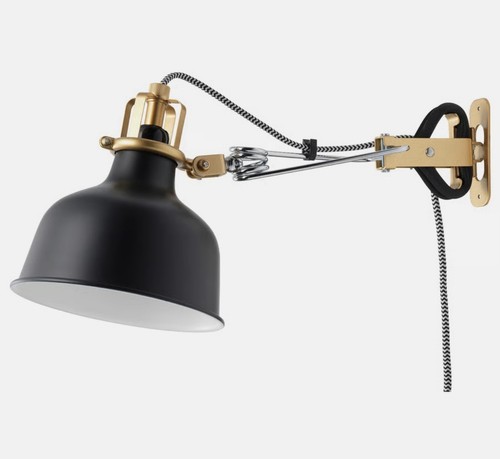 Lampada parete ikea ranarp - lampada, da
