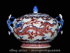 Vaso vaso drago porcellana