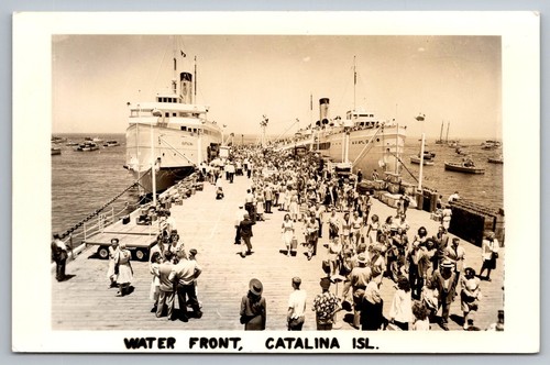 Vintage rppc catalina island - vintage,