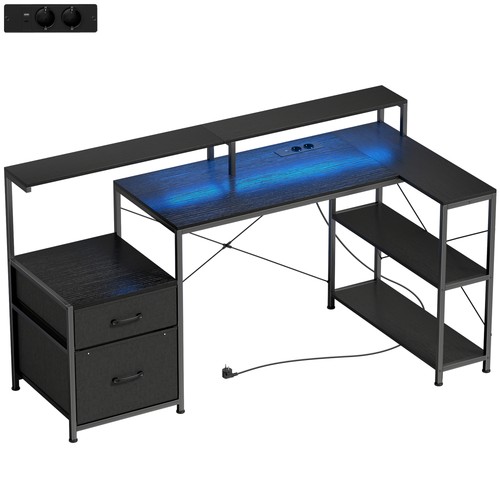 Scrivania gaming 165cm porta - scrivania,