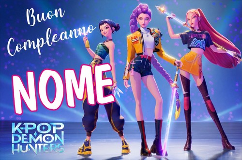 Kpop demon hunters poster - demon,