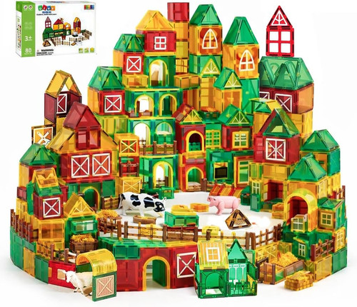Montessori magnetic blocks toy - montessori,