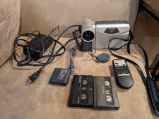 Sharp VL-A110 LCD View Cam 8 16x Power Zoom Auto Focus With Travel Case And Cord