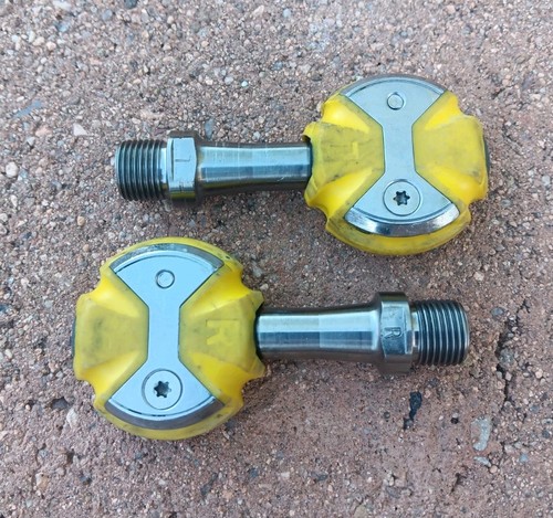 Pedali senza clip titanium - pedali,