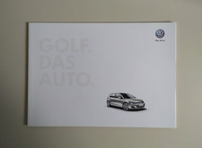 Depliant brochure Volkswagen Golf - debutto - 2012