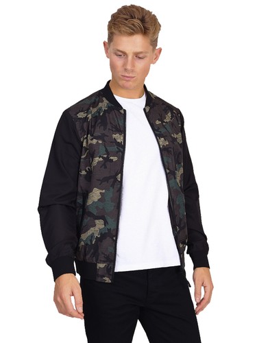 Giubbotto uomo bomber mimetico