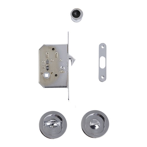 Kit incasso cromato per porta - incasso,