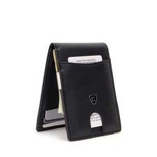 Portafoglio rfid slim porta carte di credito con clip per contanti porta tessere