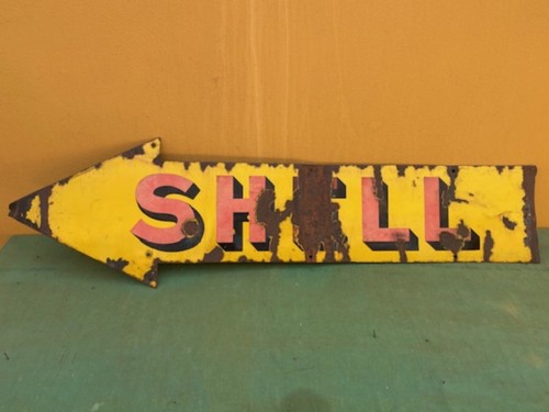 Cartello freccia shell - cartello,