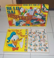 SE LO SAI RISPONDI Clementoni 1974 Walt Disney Sapientino Sapient Robbie