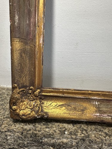 Cornice xix dorata legno e - in,