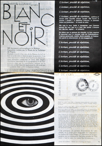 Blanc noir éclat livre - blanc,