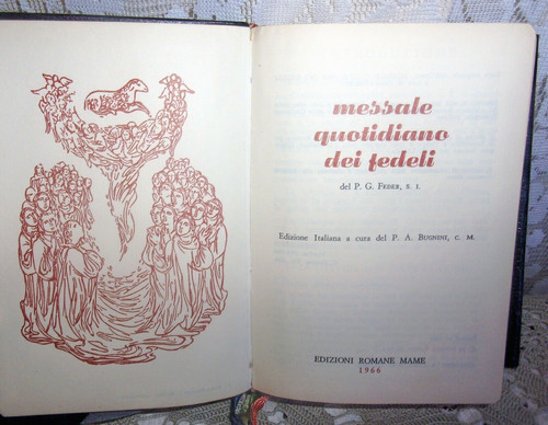 1966 messale quotidiano - messale, dei