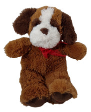 Peluche cane cucciolo marrone