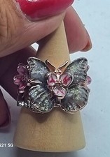 ANELLO FLOREALE con farfalla