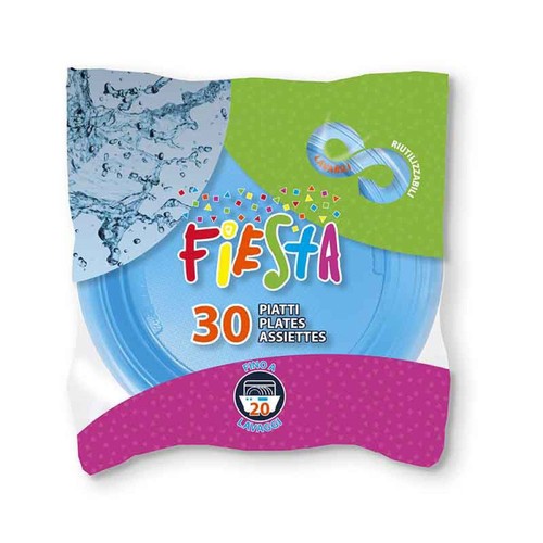 Piatti piani plastica - 90,