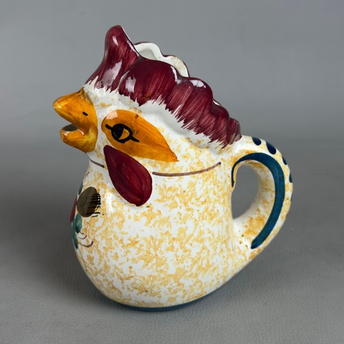Brocca ceramica maiolica gallo - brocca,