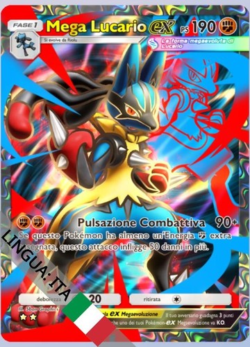 Carta digitale mega lucario - [carta,