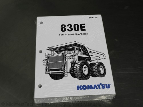 Komatsu 830e dumper manuale - komatsu,