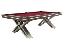 Tavolo da biliardo RASSON PIERCE 8 piedi piscina noce, con piano in ardesia