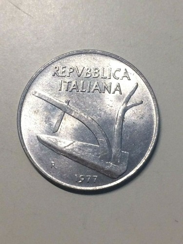 Moneta lire del 1977 - moneta, da