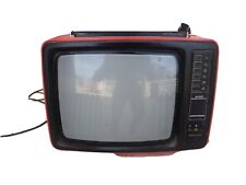 tv vintage Con Radio Integrata grundig Rossa